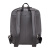 Кожаный мужской рюкзак для ноутбука Faber Grey/Black Lakestone