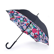 Зонт женский трость автомат (Яркие цветы) Fulton