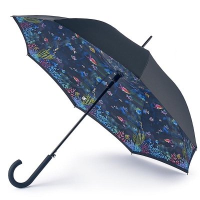 Зонт женский трость автомат (Морской мир) Fulton