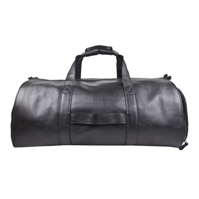 Кожаный портплед / дорожная сумка Milano black Carlo Gattini