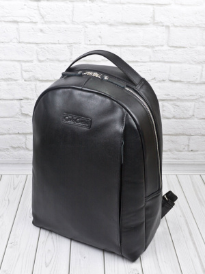 Кожаный рюкзак Ferramonti Premium black Carlo Gattini