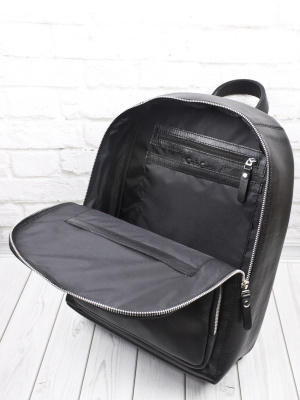 Женский кожаный рюкзак Vicenza Premium black Carlo Gattini