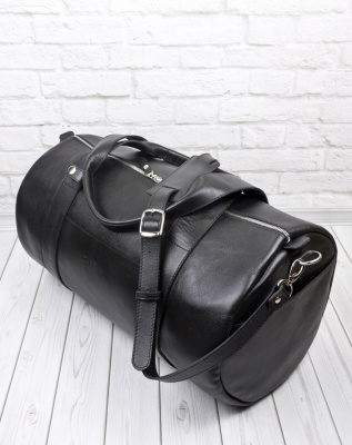 Кожаная дорожная сумка Faenza Premium black Carlo Gattini