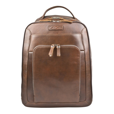 Кожаный рюкзак Montemoro Premium brown Carlo Gattini