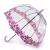Зонт женский трость (Малиновый цветок) Fulton