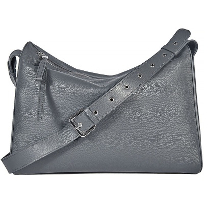 Вместительная женская сумка BRIALDI Fiona (Фиона) relief grey