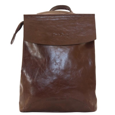 Женская сумка-рюкзак, темно-коричневая Carlo Gattini