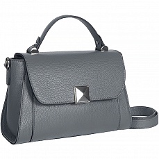 Элегантная сумочка mini-размера BRIALDI Laura (Лаура) relief grey