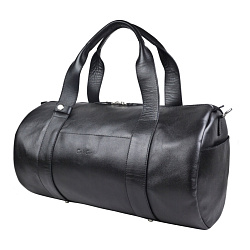 Кожаная дорожная сумка Faenza Premium black Carlo Gattini