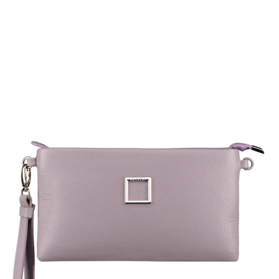 Женская сумочка-клатч 3-в-1 классической формы Brialdi Coco (Коко) relief lavender