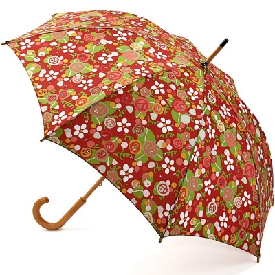 Зонт женский трость (Розы) Fulton