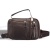 Кожаная сумка через плечо mini-формата West (Вест) relief brown Brialdi