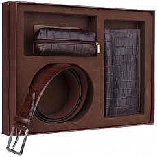 Подарочный набор, коричневый Alexander TS