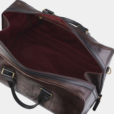 Дорожная сумка с росписью, коричневая Alexander TS