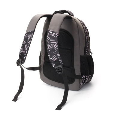 Рюкзак TORBER CLASS X, серый с орнаментом