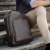 Мужской рюкзак с 2 автономными отделениями Infinity (Инфинити) relief brown Brialdi