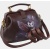 Женская сумка-саквояж с росписью, бордовая Alexander TS