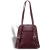 Женская сумка-рюкзак трапециевидной формы Beatrice (Биатрис) relief cherry Brialdi