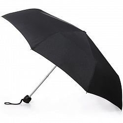 Зонт женский в 3 сложения (Черный) Fulton