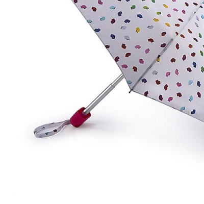 Зонт женский механика (Конфетти губ) Fulton