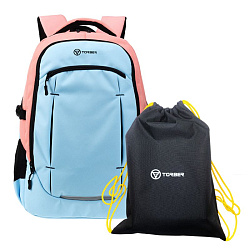 Рюкзак TORBER CLASS X, розово-голубой