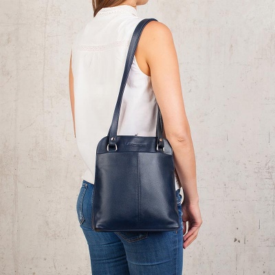 Компактный женский рюкзак-трансформер Eden Dark Blue Lakestone
