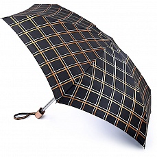 Женский зонт механика (Золотая клетка) Fulton