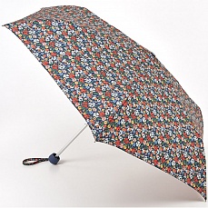 Зонт женский в 3 сложения (Цветы) Fulton