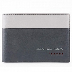 Мужской кошелек, серый Piquadro