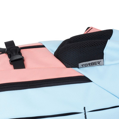 Рюкзак TORBER CLASS X, розово-голубой