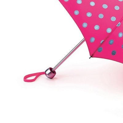 Зонт женский в 3 сложения (Горох) Fulton
