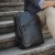 Стильный деловой рюкзак с 19 карманами и отделениями Winston (Винстон) relief black Brialdi