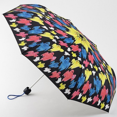 Зонт женский в 3 сложения (Призраки) Fulton