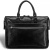 Классическая деловая сумка для документов BRIALDI Pascal (Паскаль) relief black