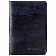 Обложка для паспорта, синяя Alexander TS