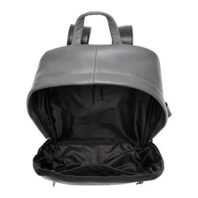 Кожаный рюкзак Adams Black Grey Lakestone