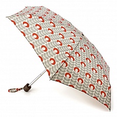 Зонт женский механика (Цветок красный) Fulton