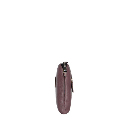 Женская сумочка-клатч 3-в-1 классической формы Brialdi Coco (Коко) relief plum