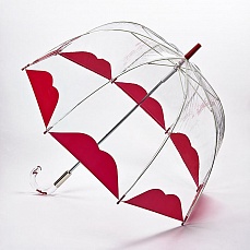 Зонт женский трость (Половинка губы) Fulton