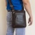 Кожаная мужская сумка, темно-коричневая Carlo Gattini