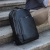 Мужской рюкзак с 16 карманами и отделениями Discovery (Дискавери) relief black Brialdi