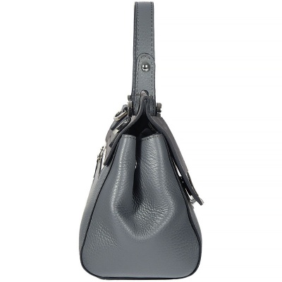 Классическая женская сумка MINI-формата BRIALDI Thea (Тея) relief grey