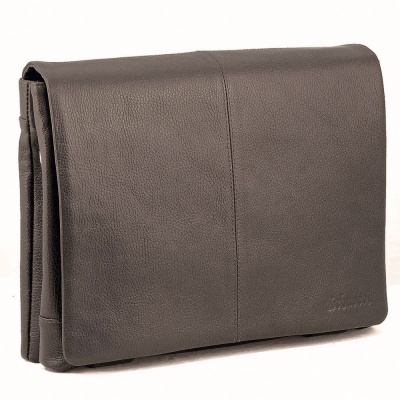 Горизонтальная сумка-планшет А4 коричневая Schubert