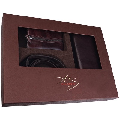 Подарочный набор, коричневый Alexander TS