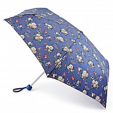 Зонт женский механика (Цветы на голубом) Fulton