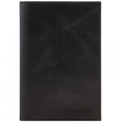 Обложка для паспорта, черная Schubert