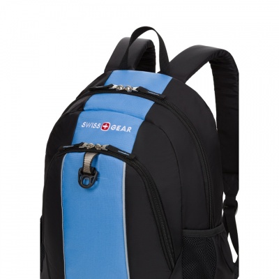 Рюкзак, чёрный/голубой SwissGear