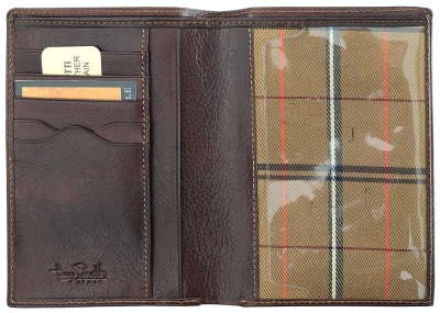 Мужское портмоне + документы, коричневая Tony Perotti