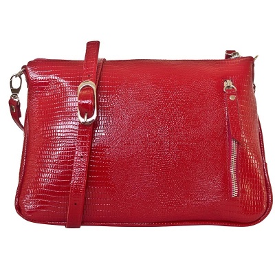Кожаная женская сумка Lavello red Carlo Gattini