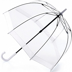 Зонт женский трость (Белый) Fulton